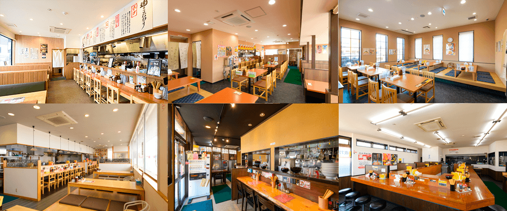 麺屋逹・麺屋雄の店内写真