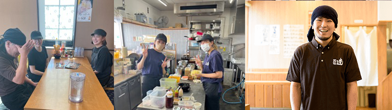 麺屋逹の店長たち
